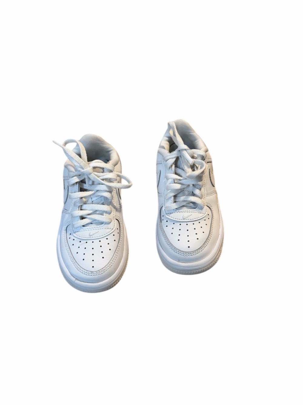Nike Kids White Low-Top Lace Sneakers